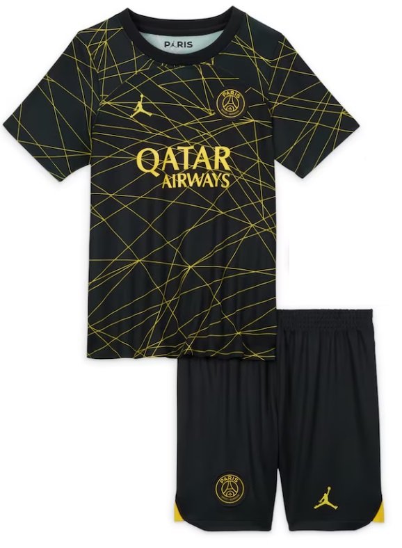 Kit infantil IV PSG 2022 2023 Air Jordan oficial 